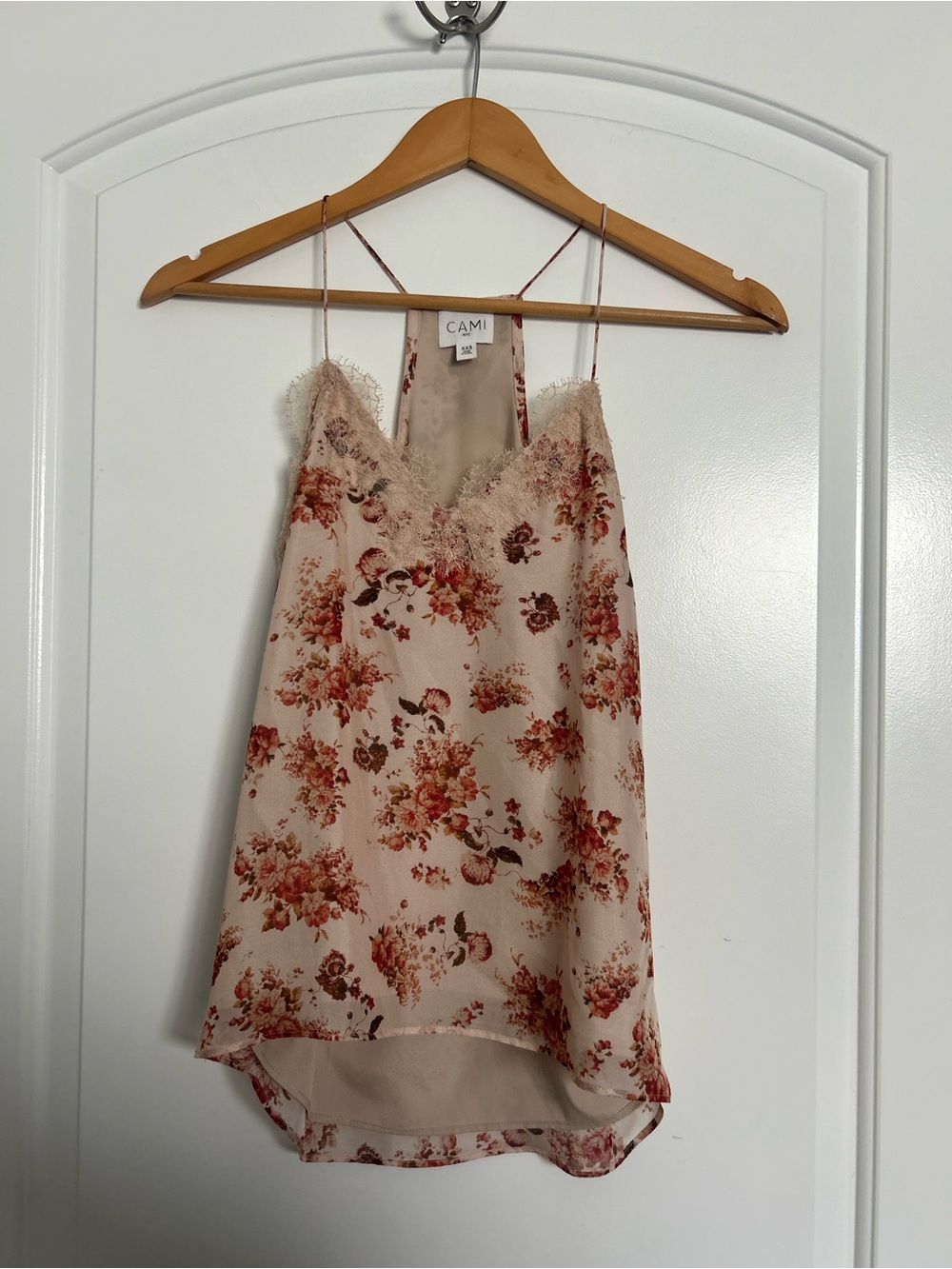 Cami NYC The Millie 100% Silk Lace Cami Top size XXS chic quiet luxury fall 90s